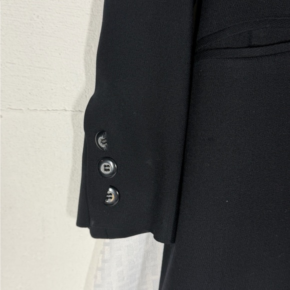 Elegant Black Button-Up Blazer/Coat/Dress - Picture 4 of 4